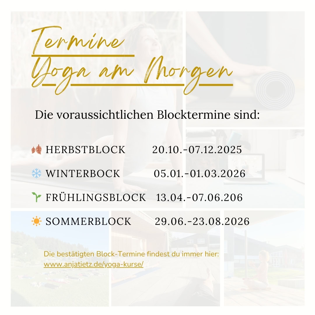 Yoga am Morgen Termine